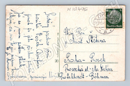 Pohlednice Ockertal Harz Romker Wasserfall Německo 1944 (M16496)