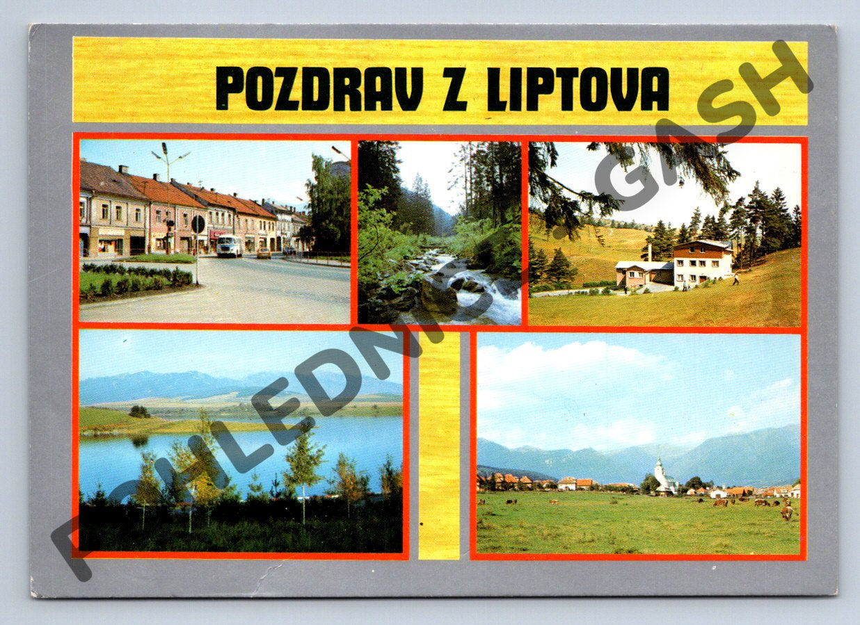 Pohlednice Liptov vícezáběrová retro (M165)