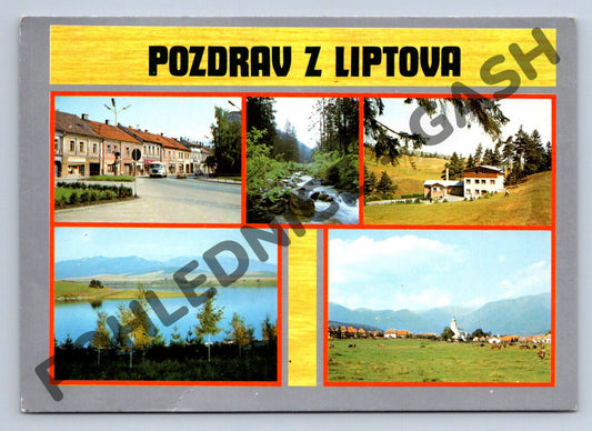 Pohlednice Liptov vícezáběrová retro (M165)