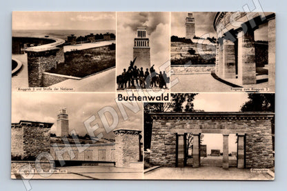 Pohlednice Památník Buchenwald DDR více záběrů nepoužitá (M16514)
