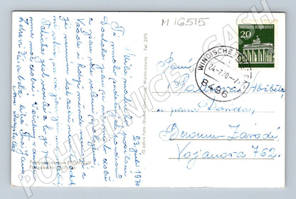 Pohlednice Windischeschenbach Oberpfalz Německo zaslaná 1970 (M16515)
