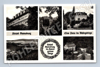 Pohlednice Schloss Arensburg Německo hrady a zámky (M16516)