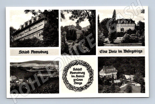 Pohlednice Schloss Arensburg Německo hrady a zámky (M16516)