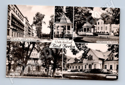 Pohlednice Bad Berka NDR lázeňské město 1966 použité (M16523)
