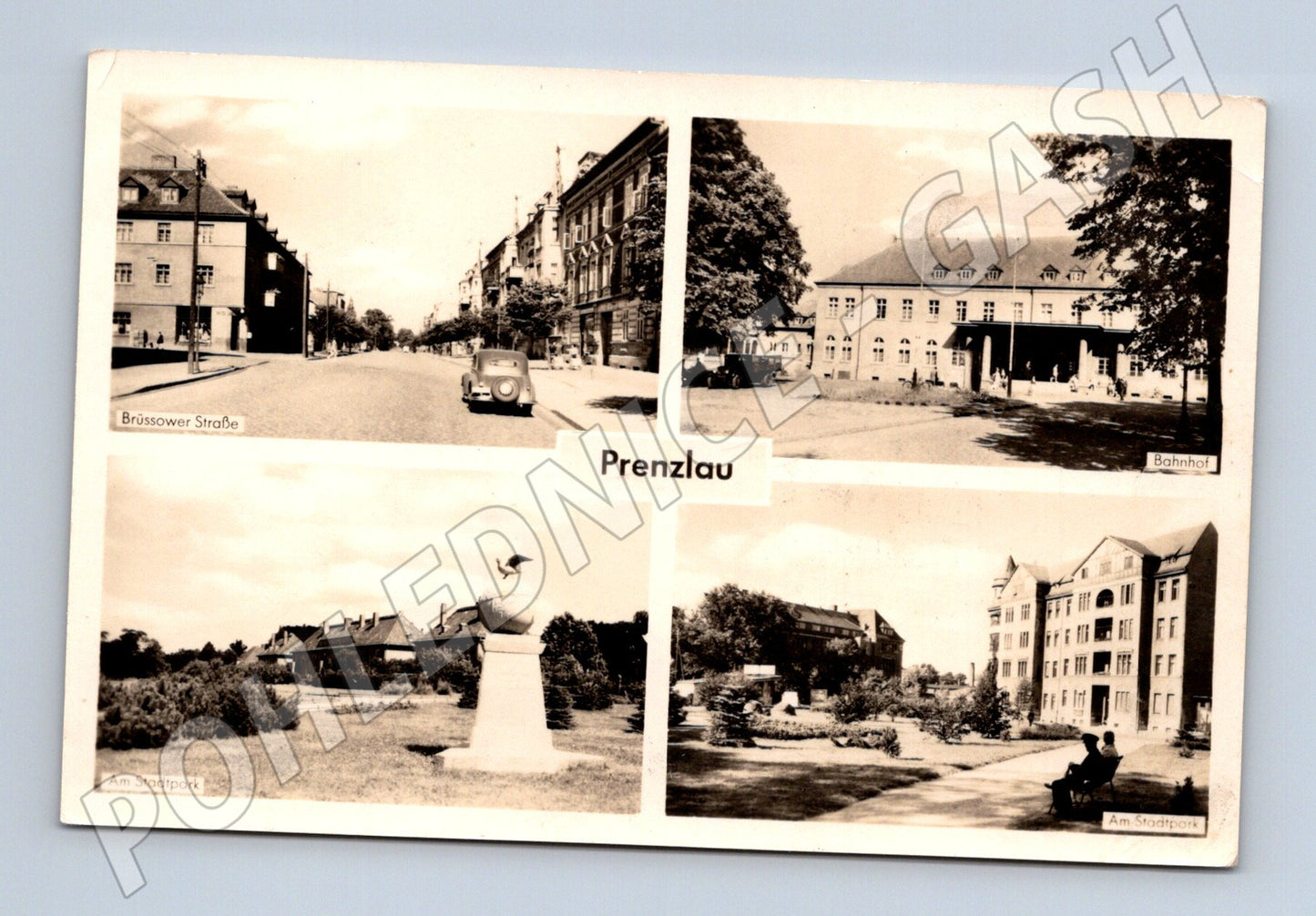 Pohlednice Prenzlau Německo více záběrů 50 60 léta (M16524)