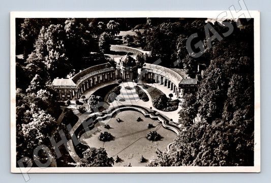 Pohlednice Bayreuth Eremitage letecký pohled Německo (M16528)