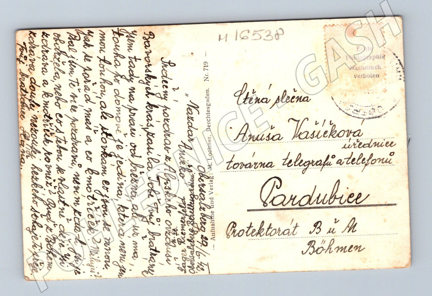 Pohlednice Berchtesgaden Watzmann Německo (M16538)