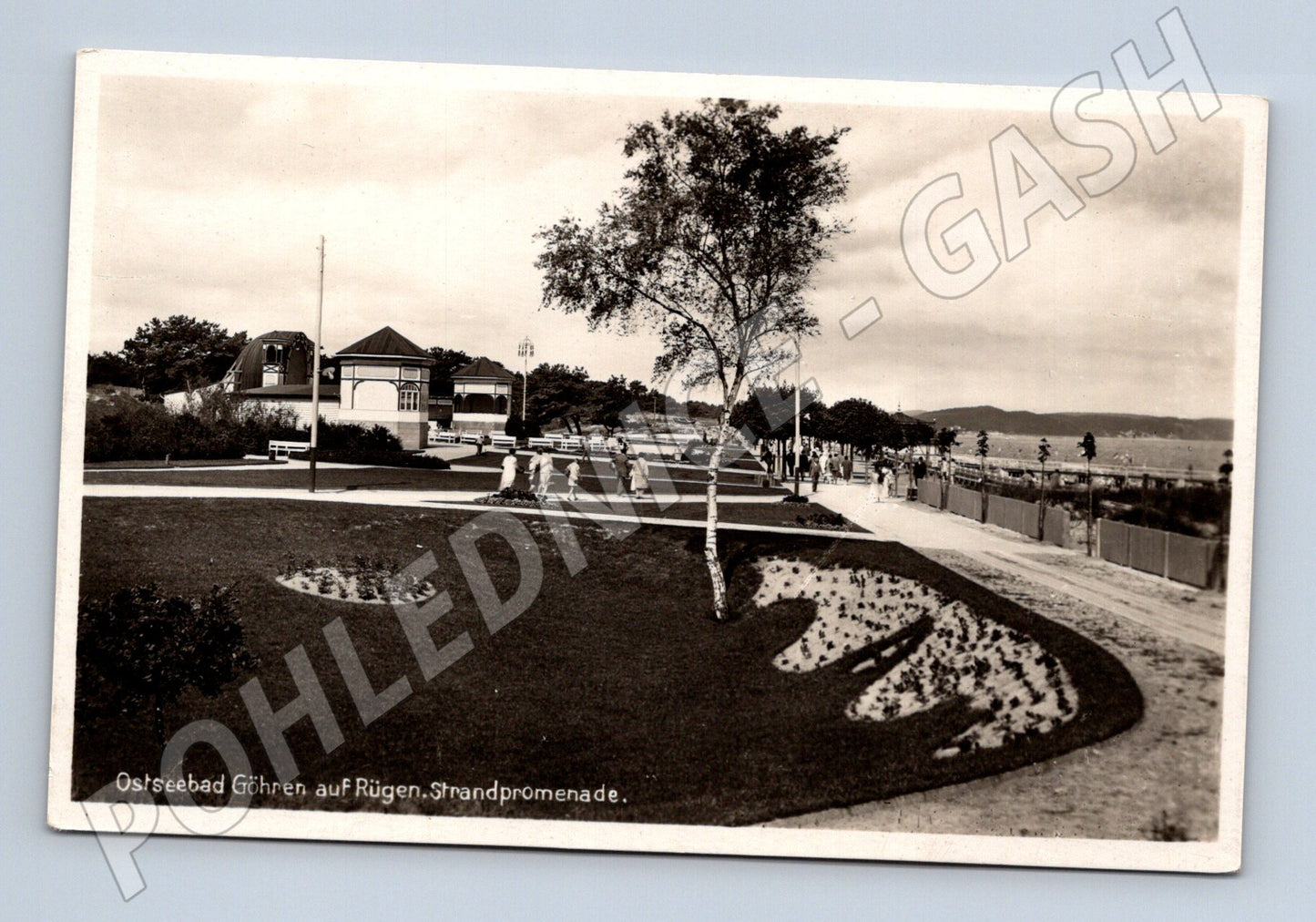 Pohlednice Göhren Rügen promenáda Německo (M16541)