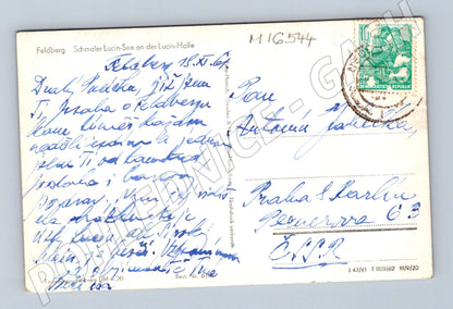 Pohlednice Feldberg jezero loďka NDR (M16544)