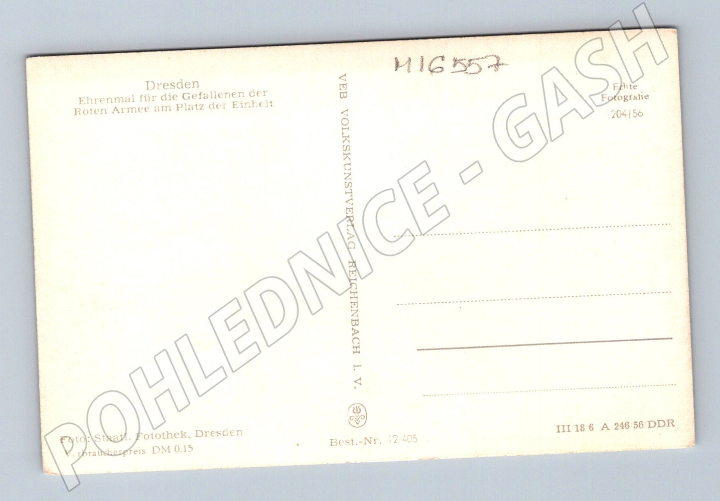 Pohlednice Dresden památník Rudé armády NDR (M16557)