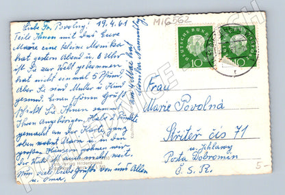 Pohlednice Bietigheim letecký pohled Německo (M16562)