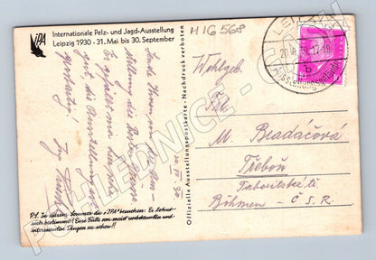 Pohlednice Leipzig Völkerschlachtdenkmal 1930 (M16568)