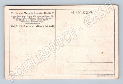 Pohlednice Technická výstava Lipsko Halle 9 (M16569)