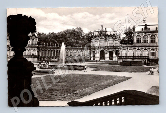 Pohlednice Dresden Zwingerhof Wallpavillon (M16571)