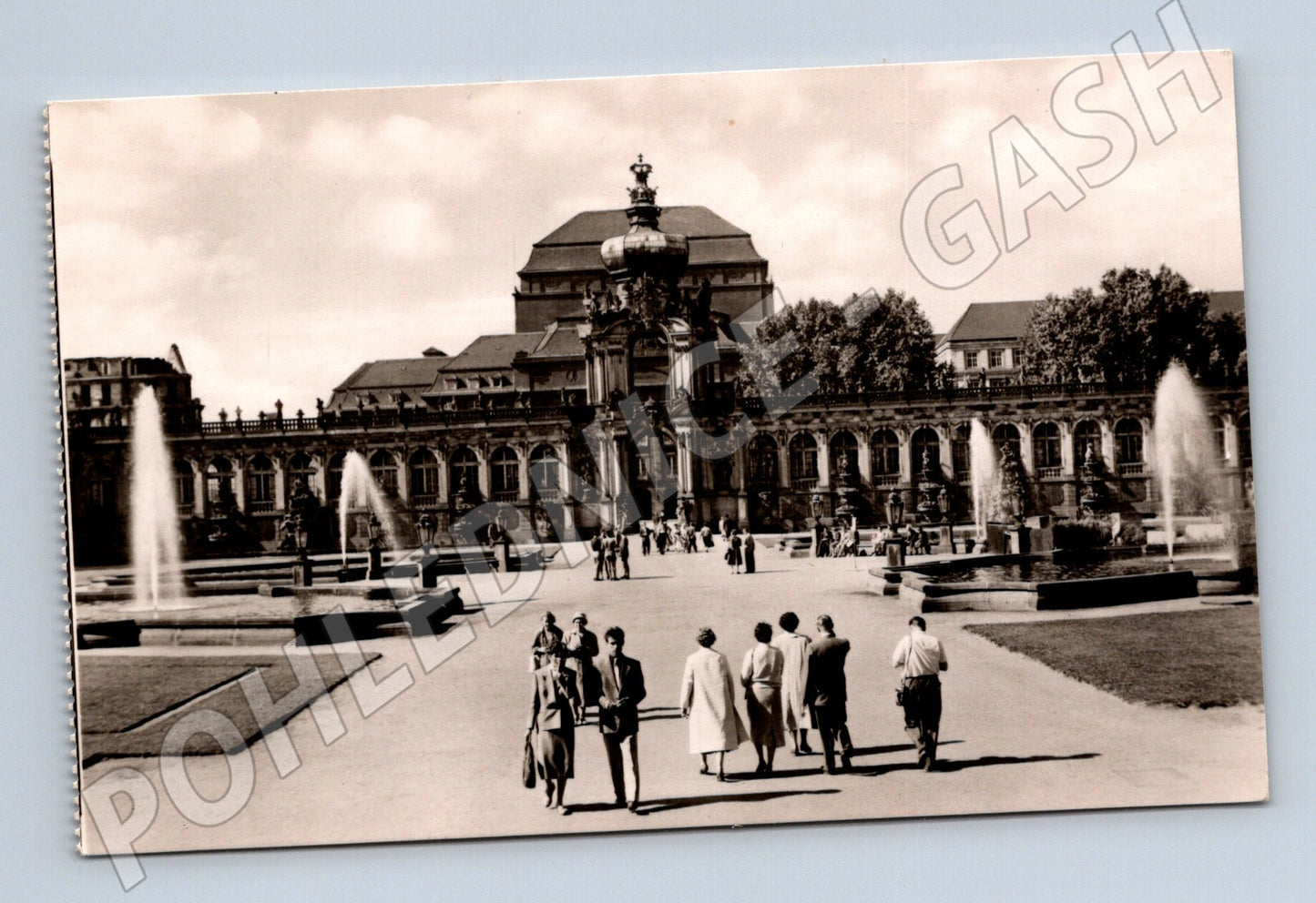 Pohlednice Dresden Zwinger černobílá (M16573)