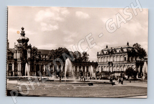 Pohlednice Dresden Zwinger stará čb (M16575)