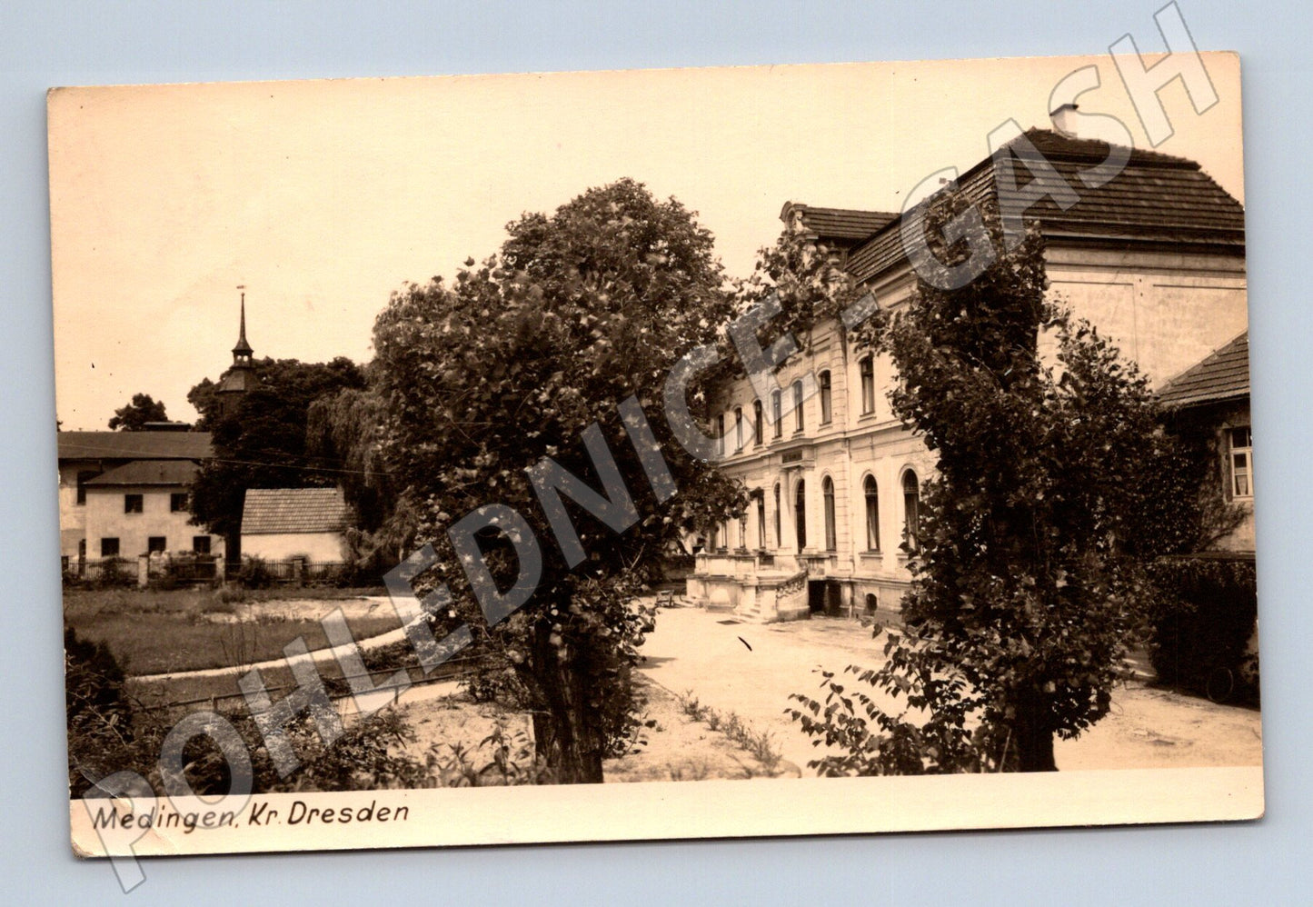Pohlednice Medingen Kr Dresden NDR psaná (M16579)