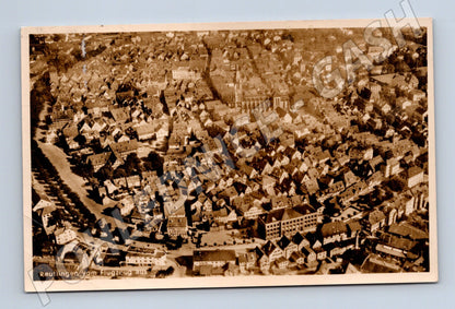 Pohlednice Reutlingen letecký pohled Německo (M16581)