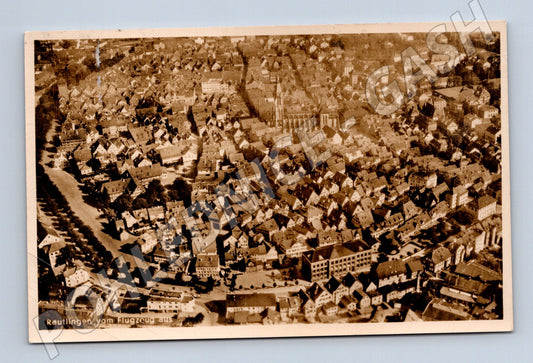Pohlednice Reutlingen letecký pohled Německo (M16581)