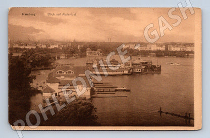 Pohlednice Hamburg Alsterlust Německo (M16585)