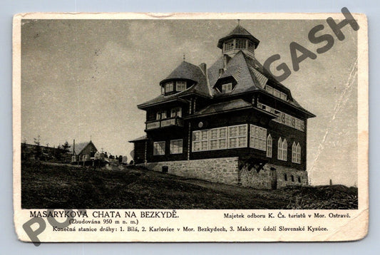 Pohlednice Masarykova chata na Beskydě (M1659)
