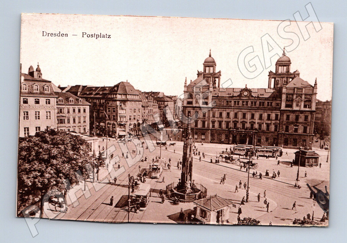 Pohlednice Dresden Postplatz Německo (M16591)