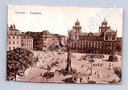Pohlednice Dresden Postplatz Německo (M16591)