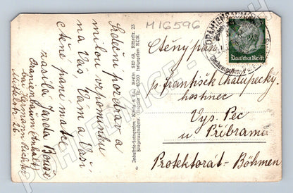 Pohlednice Oranienbaum zámek letecký pohled (M16596)