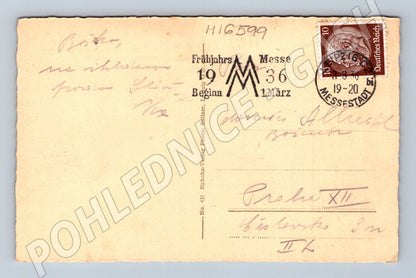 Pohlednice Leipzig Völkerschlachtdenkmal 1936 (M16599)