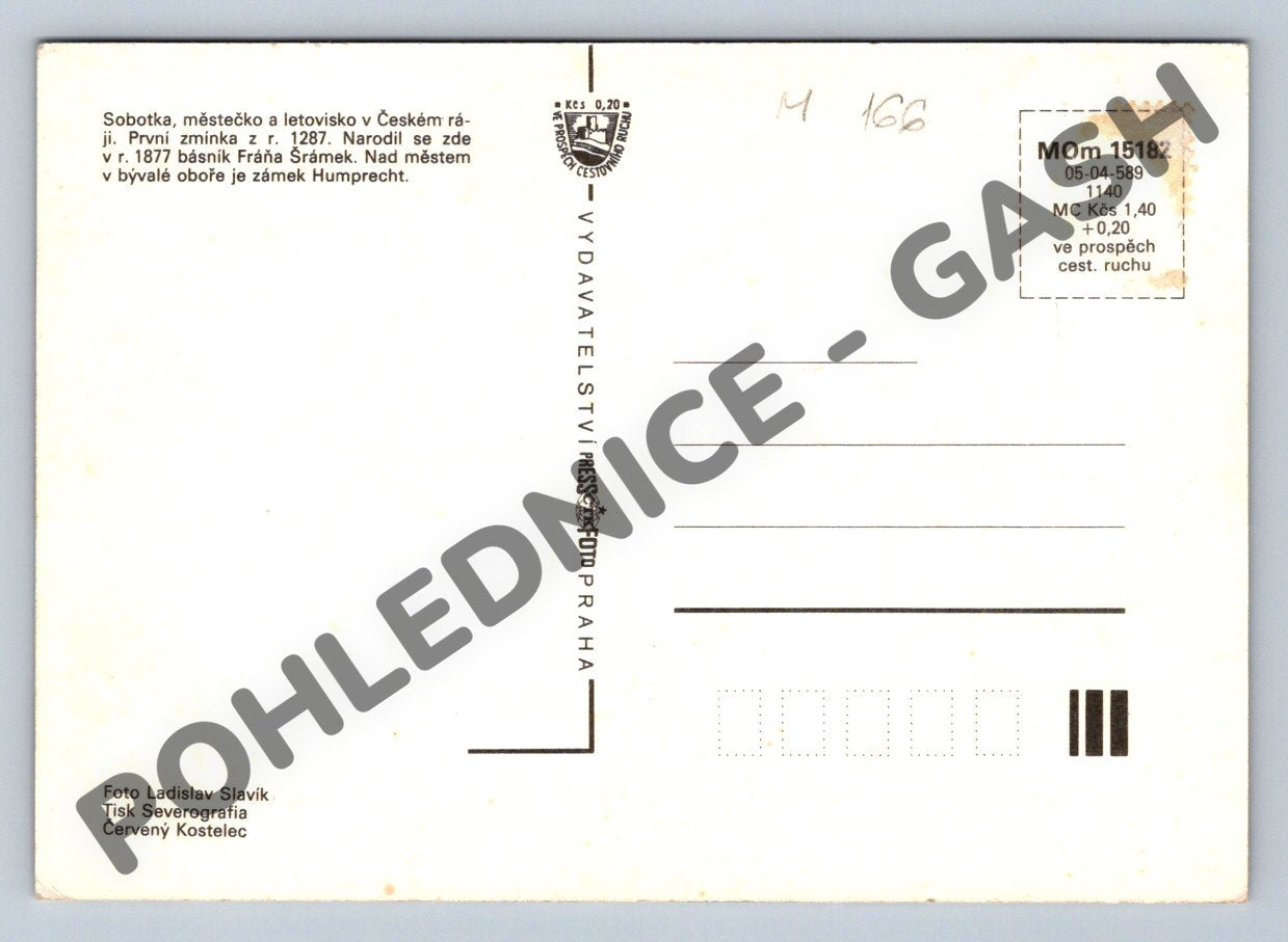 Pohlednice Sobotka více pohledů zámek Humprecht (M166)