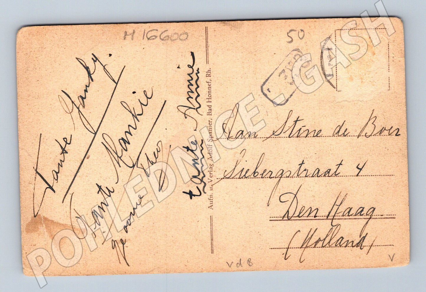 Pohlednice Bad Honnef Rýnské Porýní (M16600)