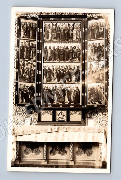 Pohlednice Reichenau Mittelzell oltář 1929 (M16601)