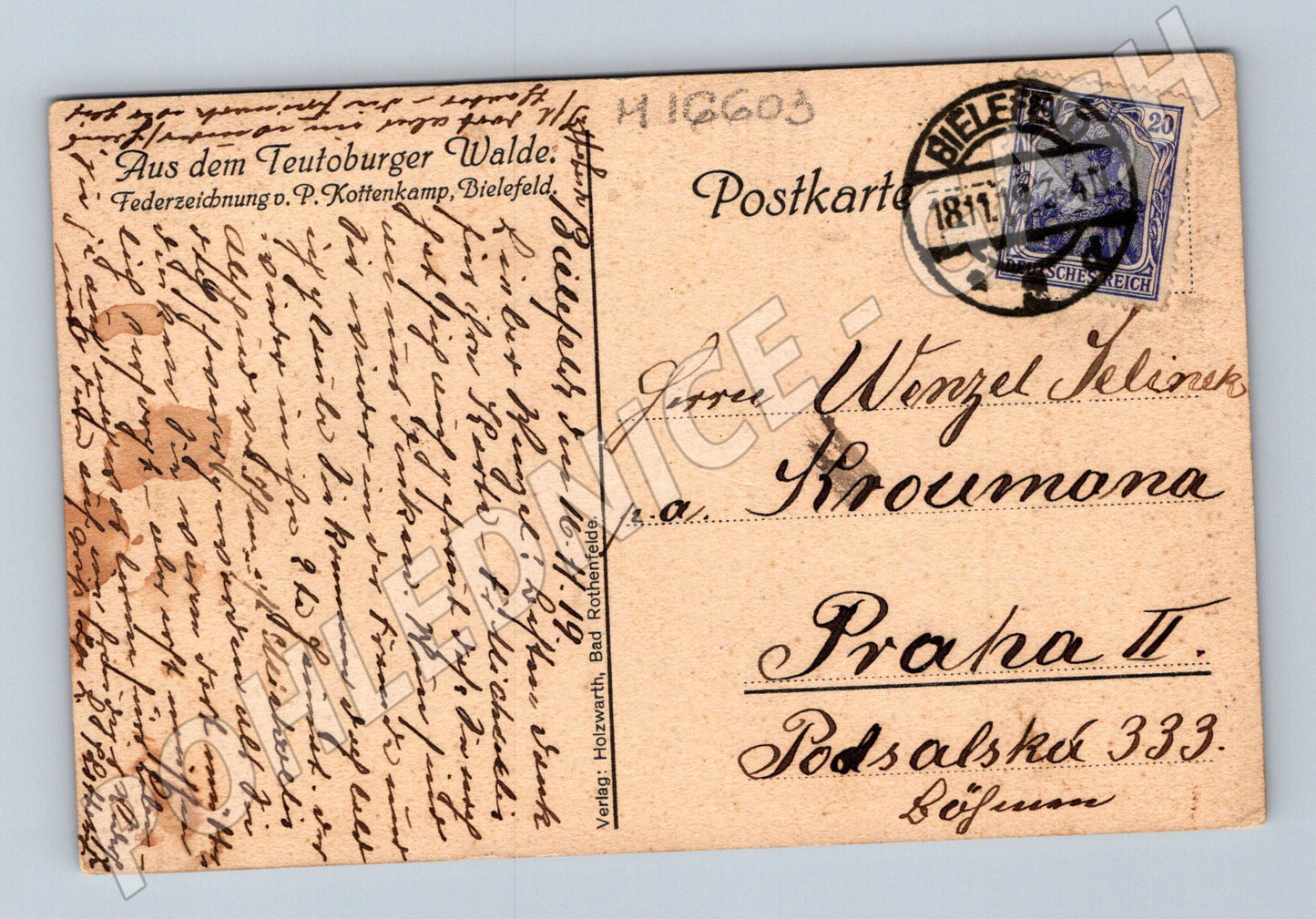 Pohlednice Parní lokomotiva Teutoburský les (M16603)