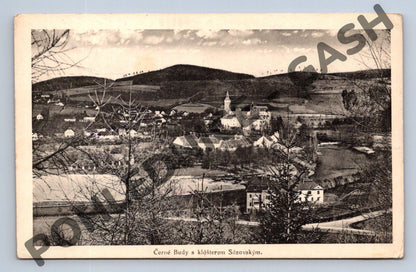 Pohlednice Černé Budy klášter Sázava (M1661)