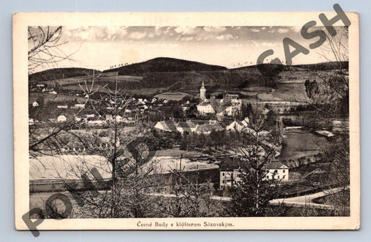 Pohlednice Černé Budy klášter Sázava (M1661)