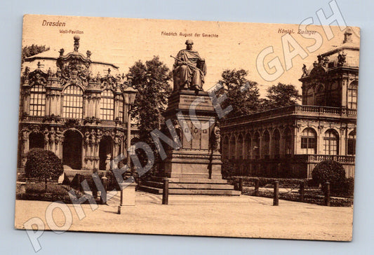 Pohlednice Dresden Zwinger 1912 Praha (M16615)