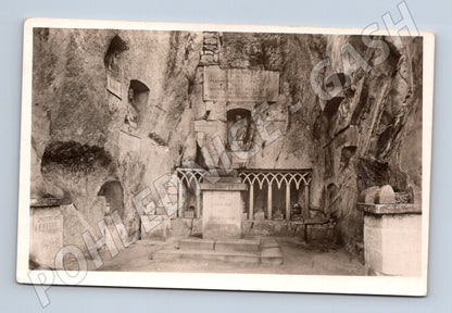 Pohlednice Památník ve skále Německo čb (M16616)