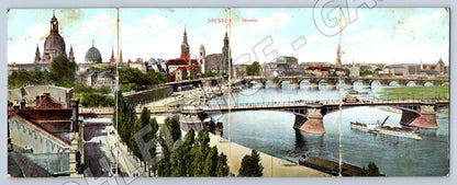 Pohlednice Rozkládací Dresden cca 1900 (M16624)