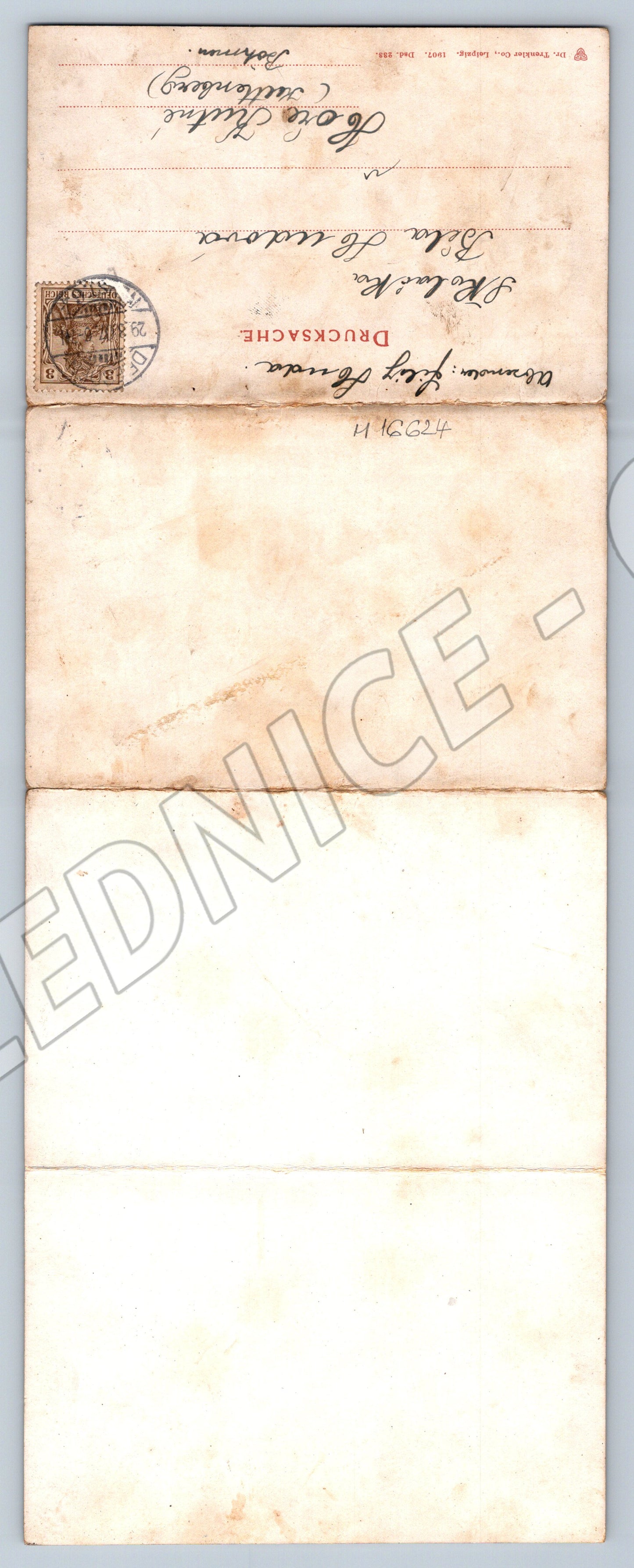 Pohlednice Rozkládací Dresden cca 1900 (M16624)