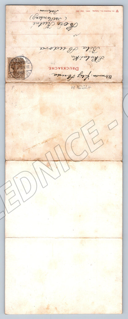 Pohlednice Rozkládací Dresden cca 1900 (M16624)