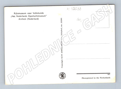 Pohlednice Arnhem Openluchtmuseum letecká Nizozemsko (M16633)