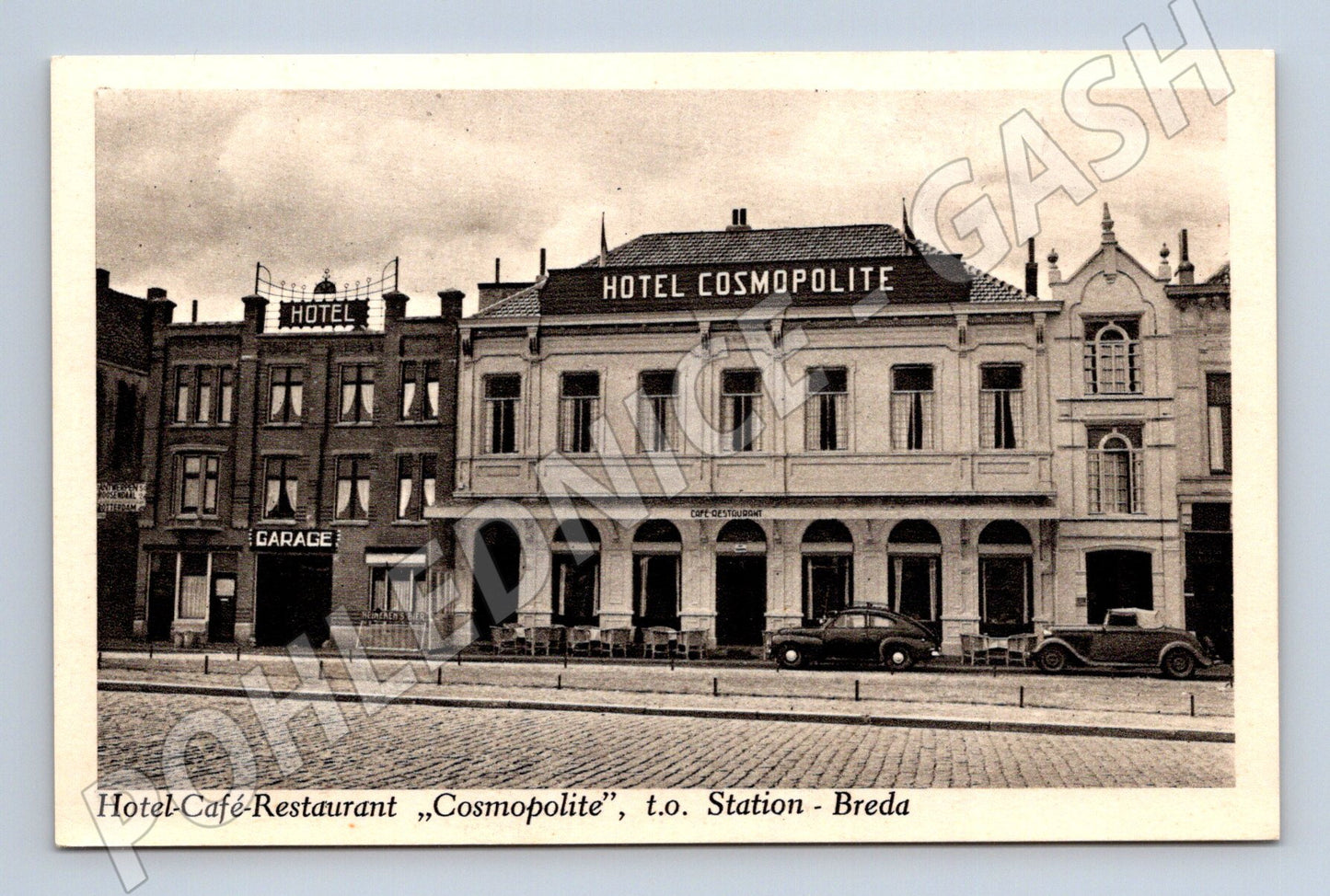 Pohlednice Hotel Cosmopolite Breda Nizozemsko stará (M16638)
