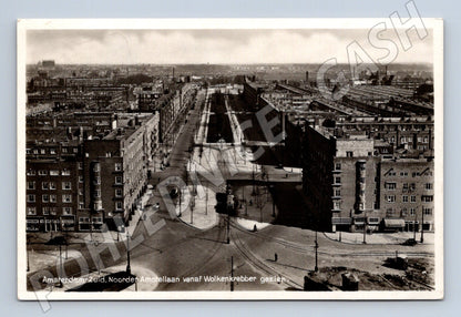 Pohlednice Amsterdam Zuid Noordere Amstellaan cca 1930 (M16644)