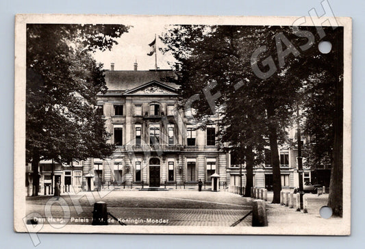 Pohlednice Den Haag palác královny matky 1931 (M16645)