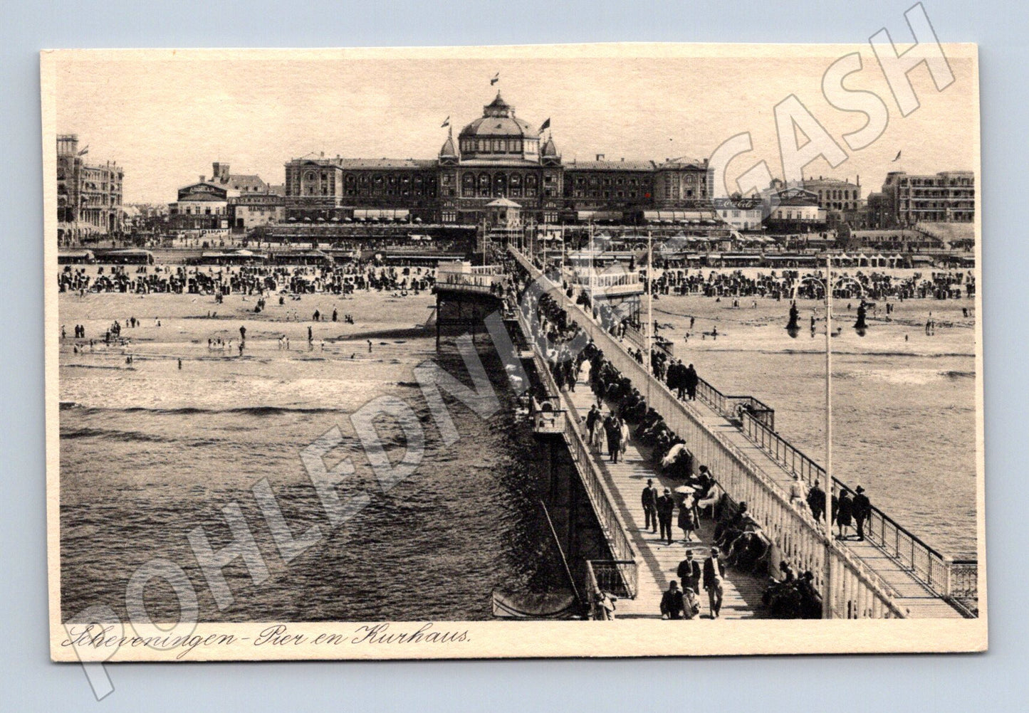 Pohlednice Scheveningen Pier a Kurhaus stará (M16647)