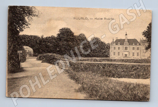 Pohlednice Ruurlo Huize Ruurlo zámek Nizozemí (M16656)