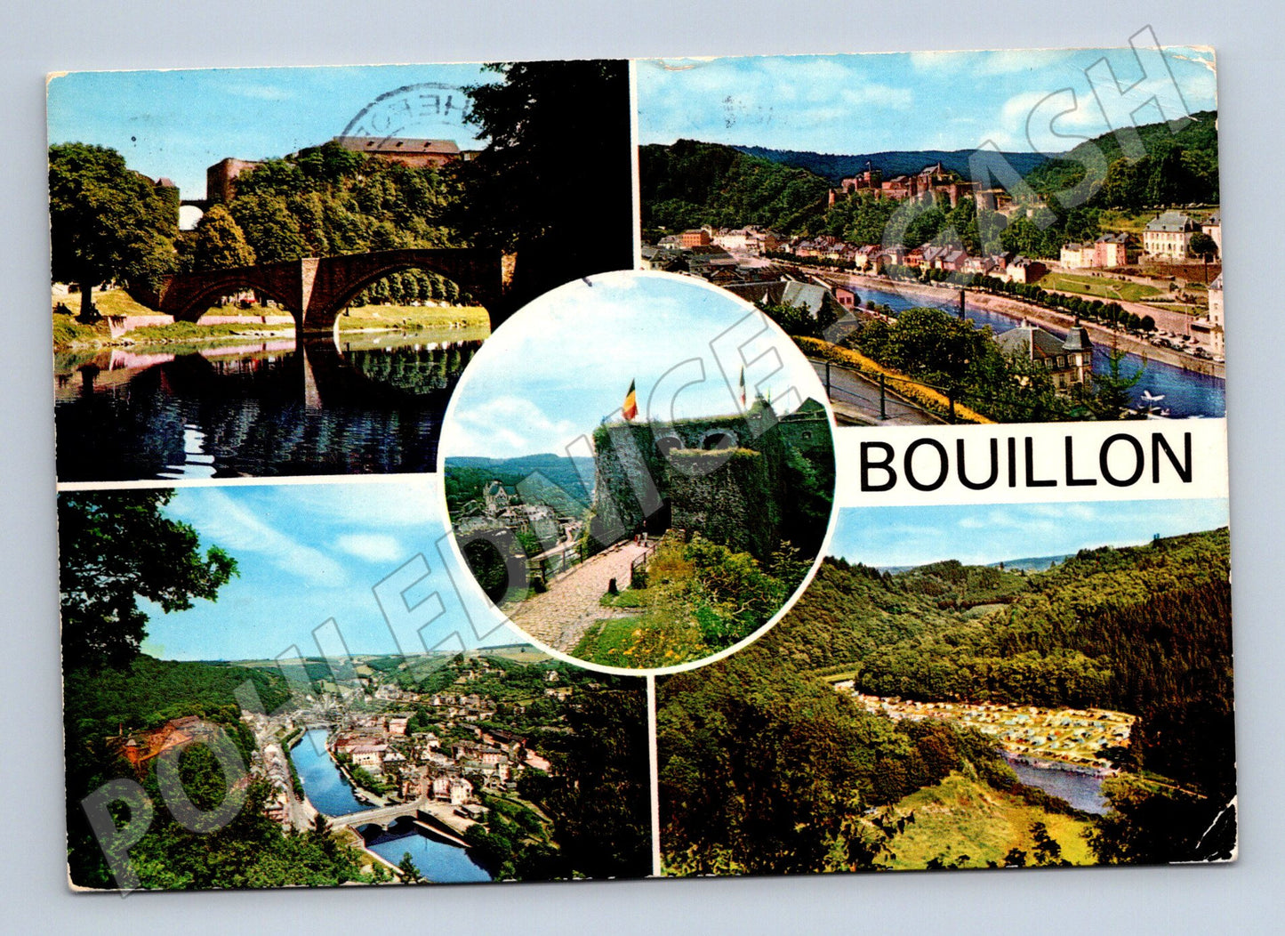 Pohlednice Bouillon Belgie 1981 známky razítko (M16660)