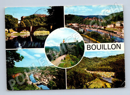 Pohlednice Bouillon Belgie 1981 známky razítko (M16660)