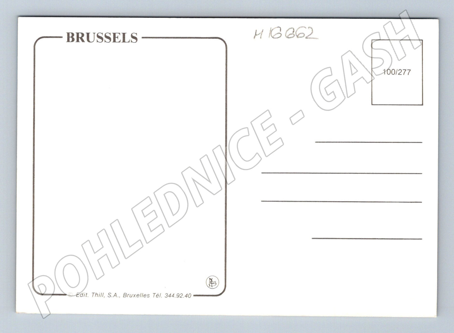 Pohlednice Brusel Grand Place Manneken Pis Belgie (M16662)