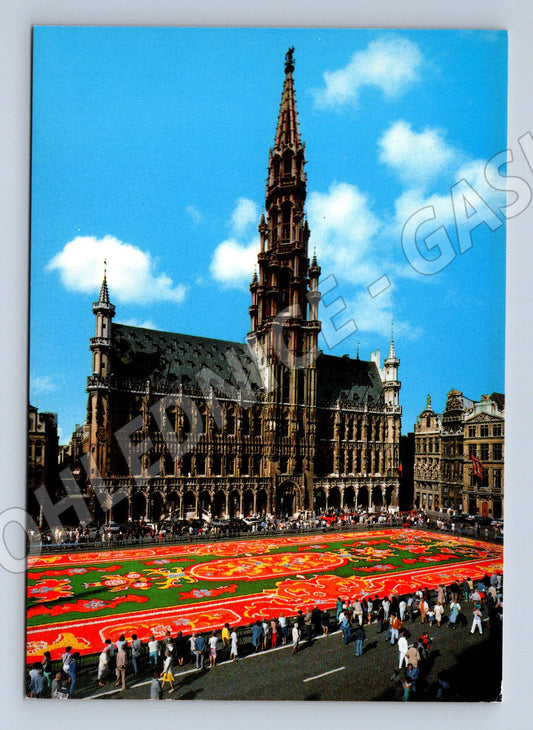 Pohlednice Brusel Grand Place květinový koberec (M16667)